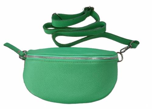 Bauchtasche Echtleder, grün