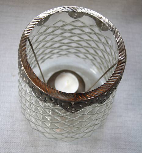 Windlicht Alhambra mit Kerzenhalter