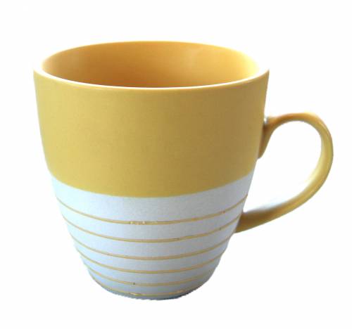 Tasse, Modern, gelb, 500 ml