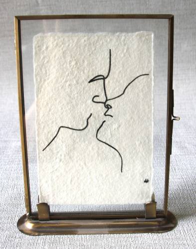 Stand-Bilderrahmen Lusina aus Messing von Arte-Wohnaccessoires, Mod. 95328