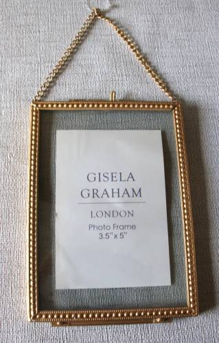Hänge Bilderrahmen goldfarben von Gisela Graham Mod. 30363
