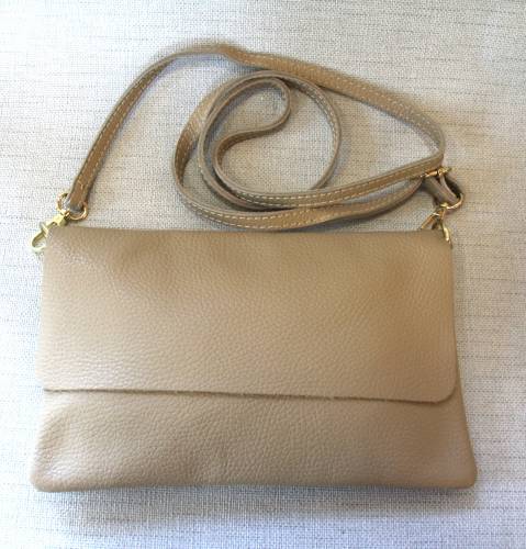 Copper Bag, taupe, echtes Leder, von Wauw