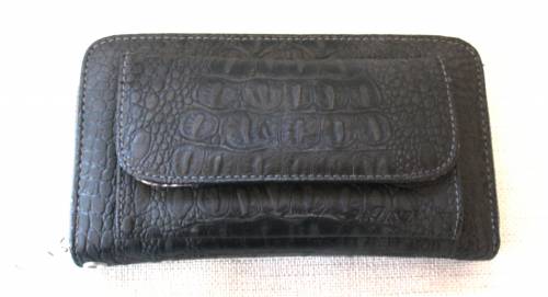 Geldbörse Picknick Black-Grey mit Handriemen