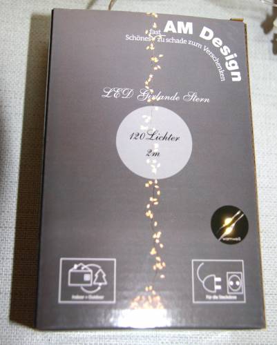 Sternenlichterkette LED, In-/Outdoor 120 Lichter, von AM Design, Mod. 11836