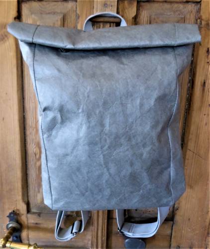 Waxed Paper Backpack, grau