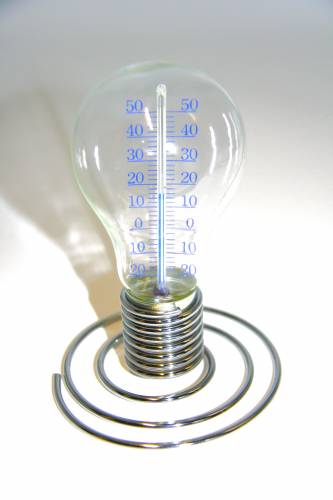 Thermometer BULB in Glühbirnenform