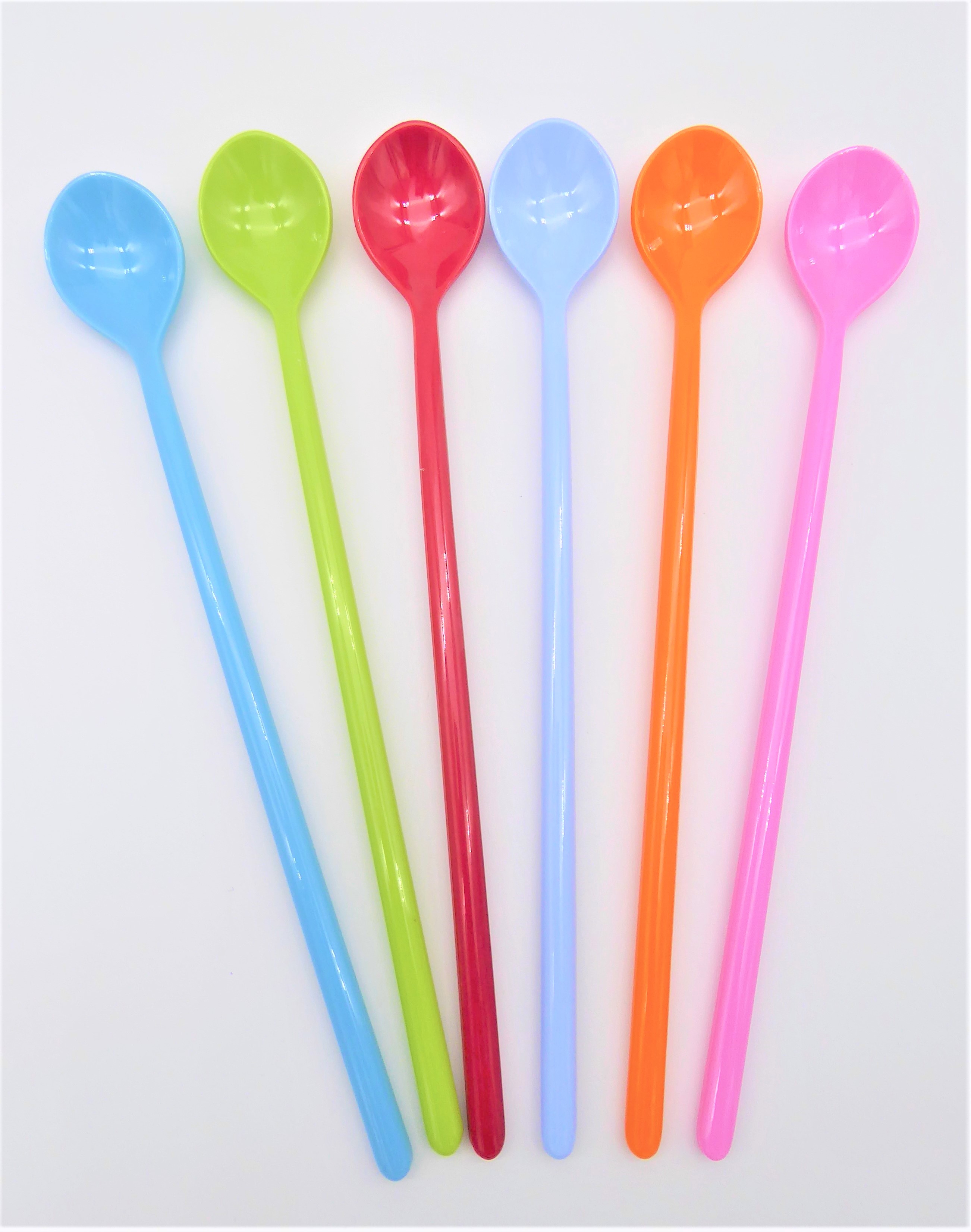 Löffel lang, 6er-Set, Bright Colours