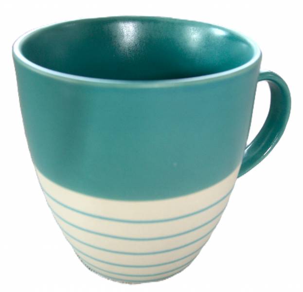 Tasse modern, türkis, 500 ml