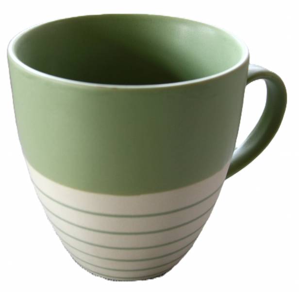Tasse modern, lindgrün, 500 ml
