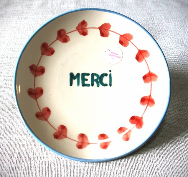 Kleiner Teller von Rice, MERCI
