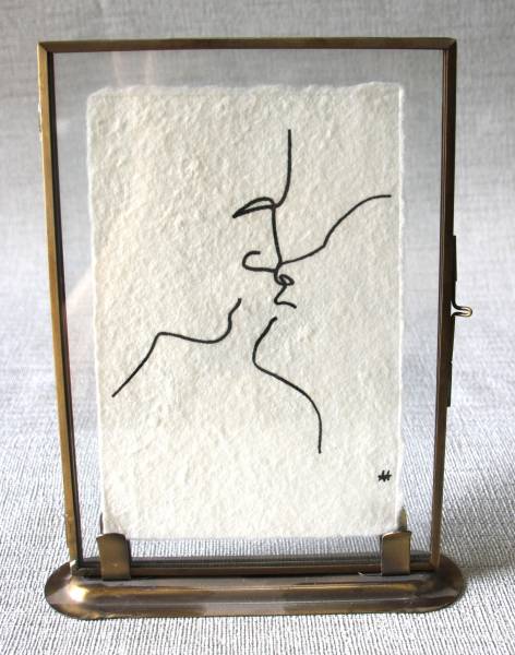 Stand-Bilderrahmen Lusina aus Messing von Arte-Wohnaccessoires, Mod. 95328