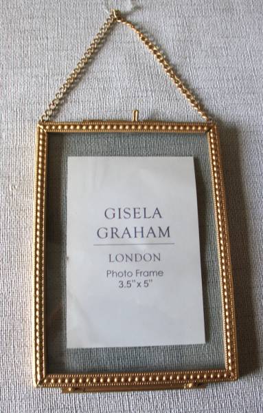 Hänge Bilderrahmen goldfarben von Gisela Graham Mod. 30363
