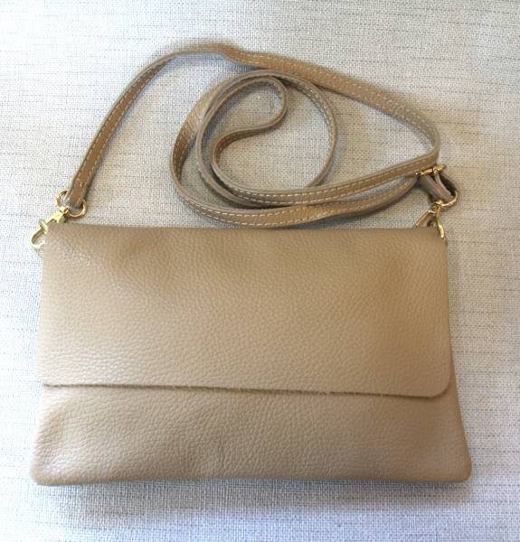 Copper Bag, taupe, echtes Leder, von Wauw