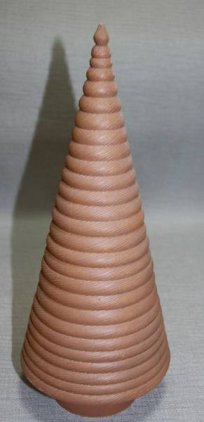 Tannenbaum in Holzoptik, hellbraun, kleine Rillen, von Jolipa, Mod. 6418